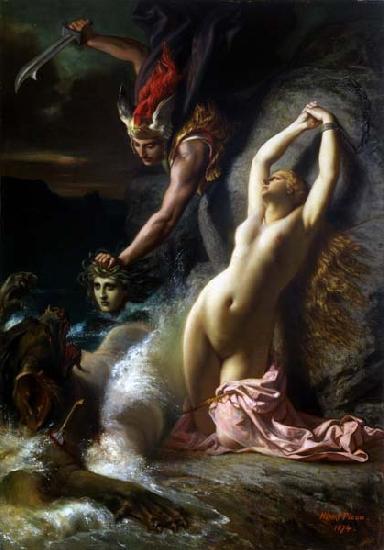 Henri-Pierre Picou Andromeda Chained to a Rock oil painting picture